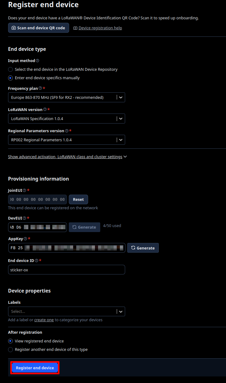 TTS device identifiers